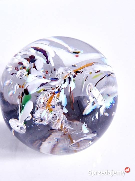 Duża kryształowa kula z kolorami Dąbrowa Górnicza