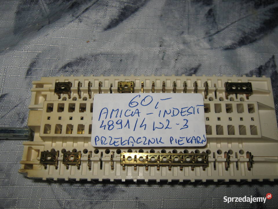 AMICA INDESIT 48914 W23 PRZEŁĄCZNIK PIEKARNIKA Kuchenki i piekarniki małopolskie Nowy Sącz