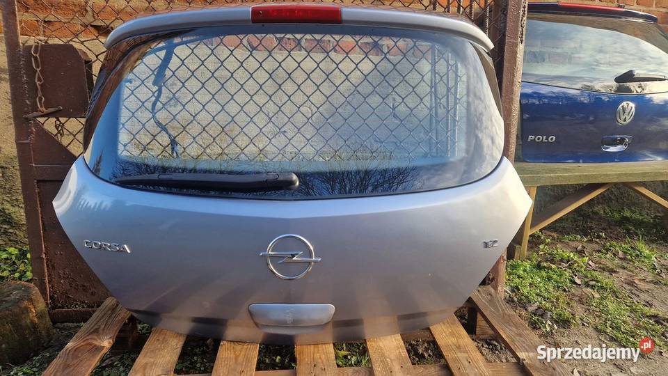 Opel Corsa D z163 klapa tył bagażnika 3D Słowikowo