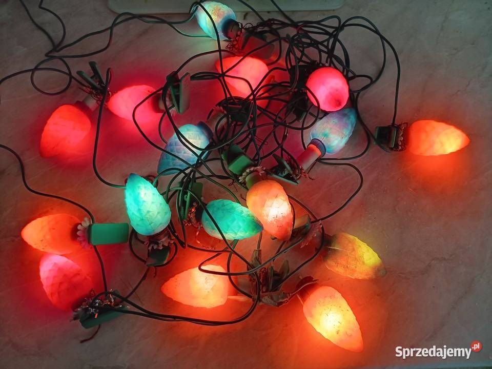 Lampki choinkowe prl Osielec