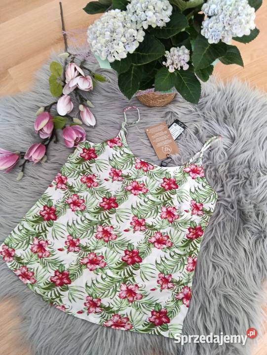 Vero Moda XS34 bluzka na ramiączka piękny print mazowieckie Karniewo