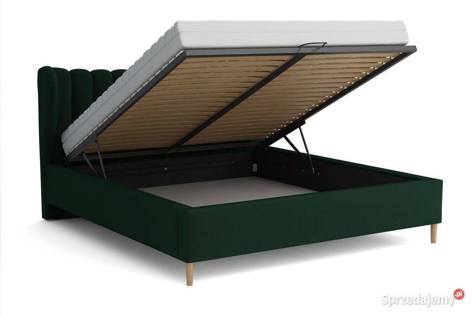 Jasmine beżowe łózko z panelami 180x200 pojemnik Łóżka Wrocław sprzedam