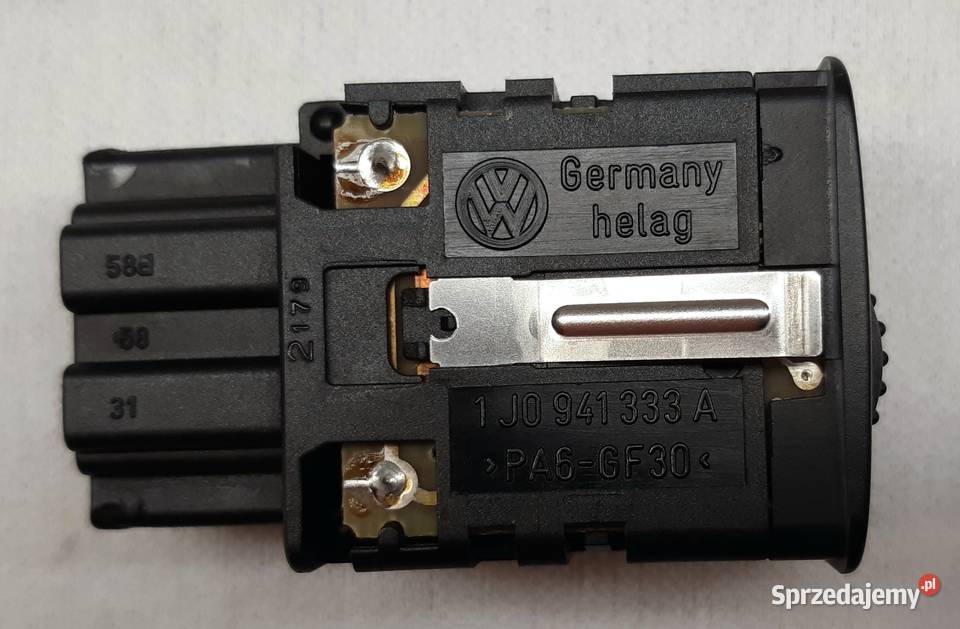 Przełącznik Regulacji Świateł VW GOLF IV BORA Wyposażenie wnętrza Wyposażenie wnętrza dolnośląskie Mielęcin