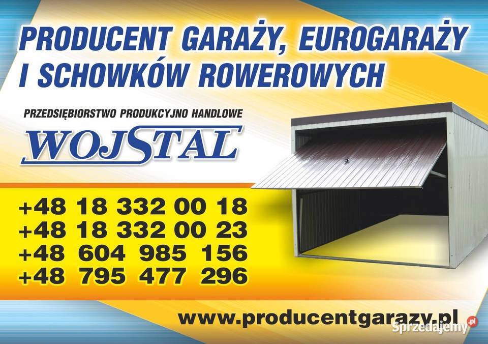 Garaże blaszane Producent Wojstal Kraków