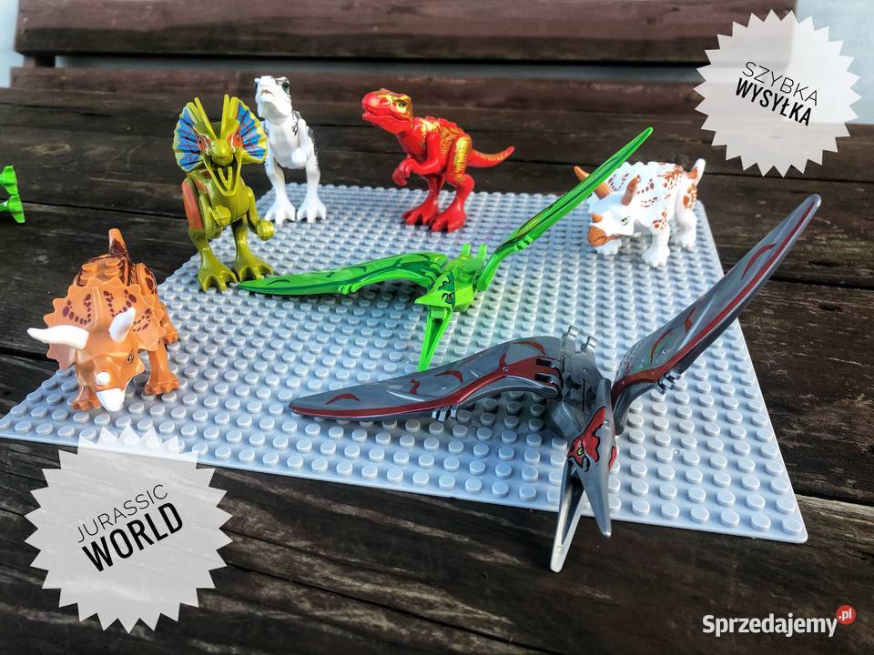 Jurassic World klocki lego dinozaury 12 figurek
