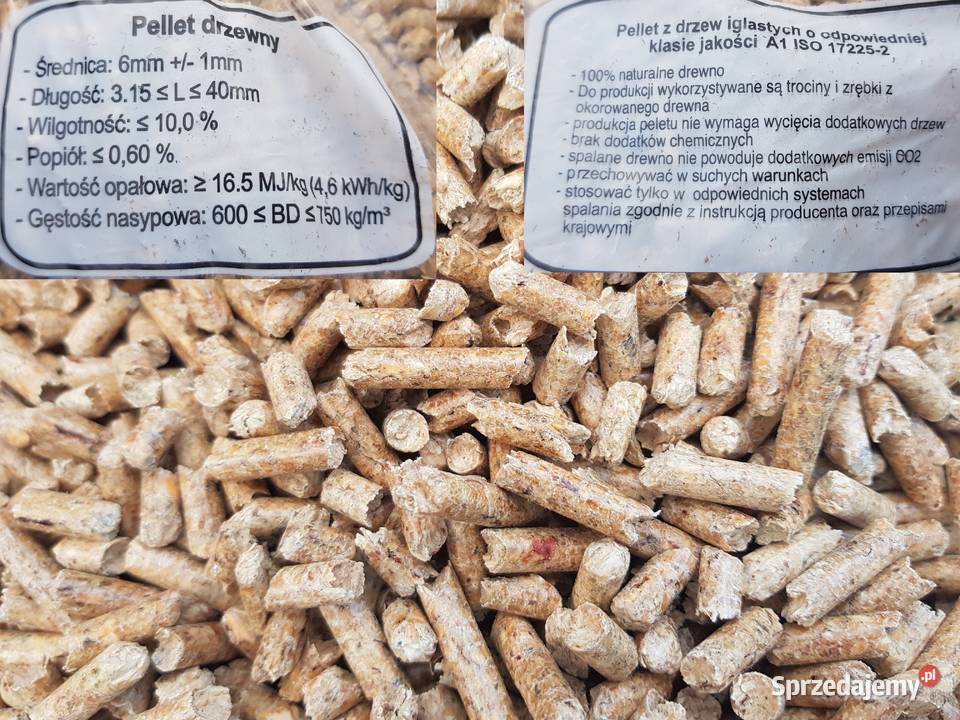 Pellet Olczyk A1 dowóz Śląsk pelet certyfikat Opał Ptakowice