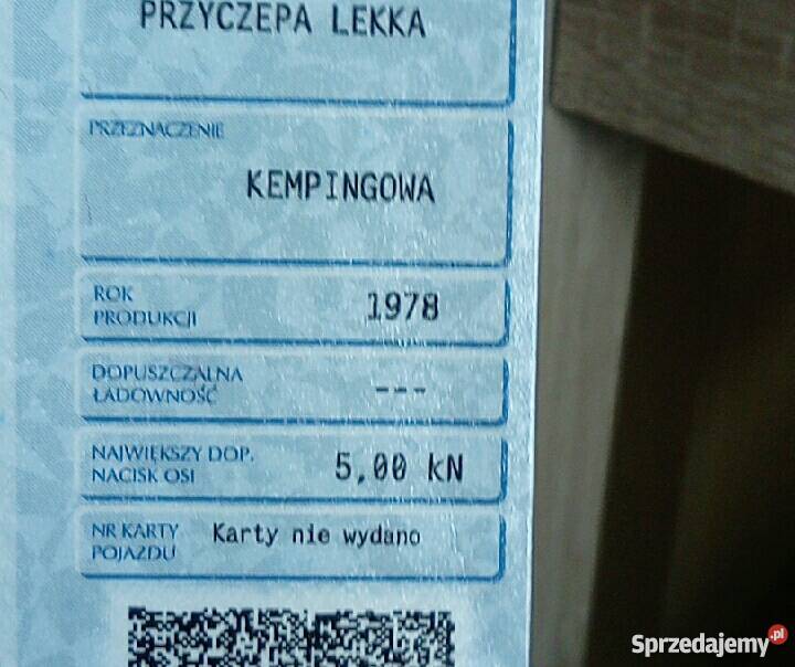 Przyczepa kempingowa Niewiadów n126 Predom Niewiadów mazowieckie Grójec sprzedam