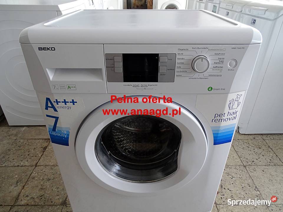 Pralka BEKO WMB 71643PTE A 7 GWARANCJA DUŻY 60cm