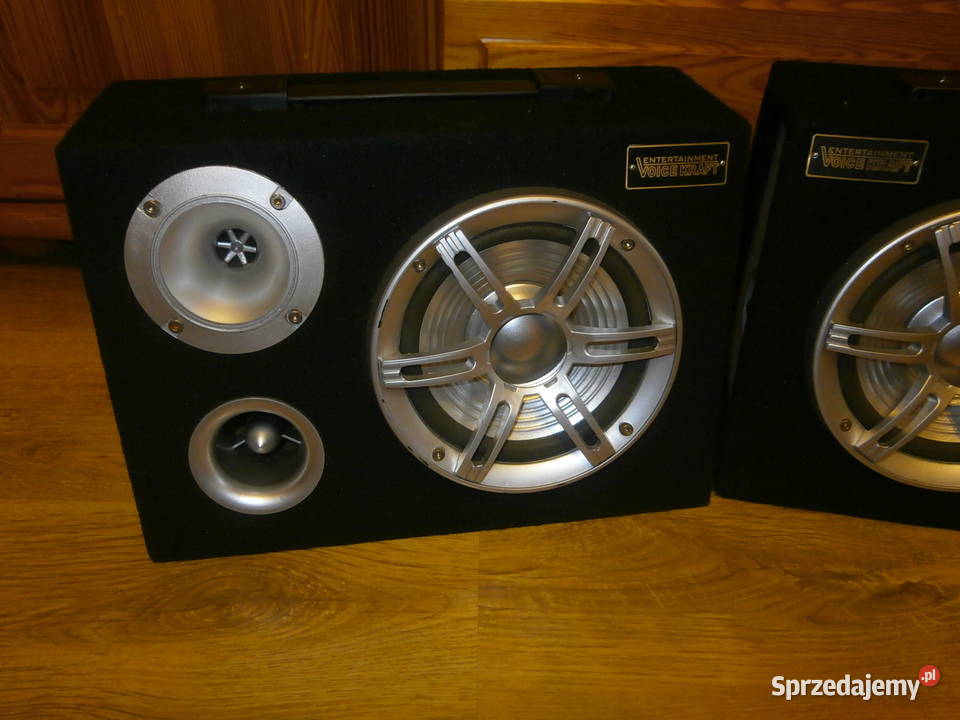 Głośniki samochodowe VOICE KRAFT sprawne 2 Słuchawki i głośniki Łódź