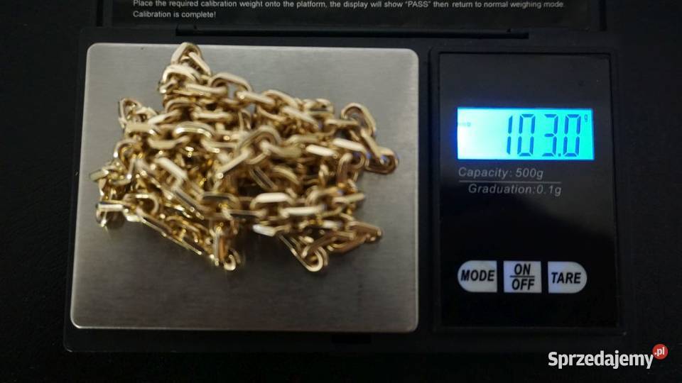 ZŁOTY ŁAŃCUSZEK ŁAŃCUCH ANKIER 103G Warszawa
