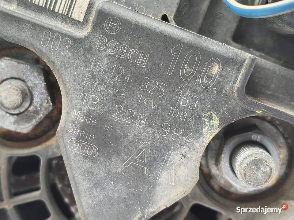 ALTERNATOR Opel Astra H Zafira B Meriva 16 16V lubelskie Chełm