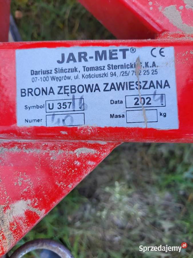 Pług 5 skibowy resor vario Brona ciężka 20 Nur sprzedam