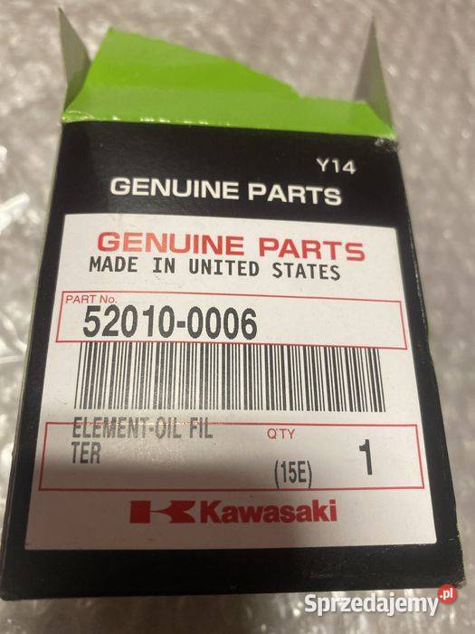 Kawasaki VN 1500 Vulcan filtr oleju C586 Poznań