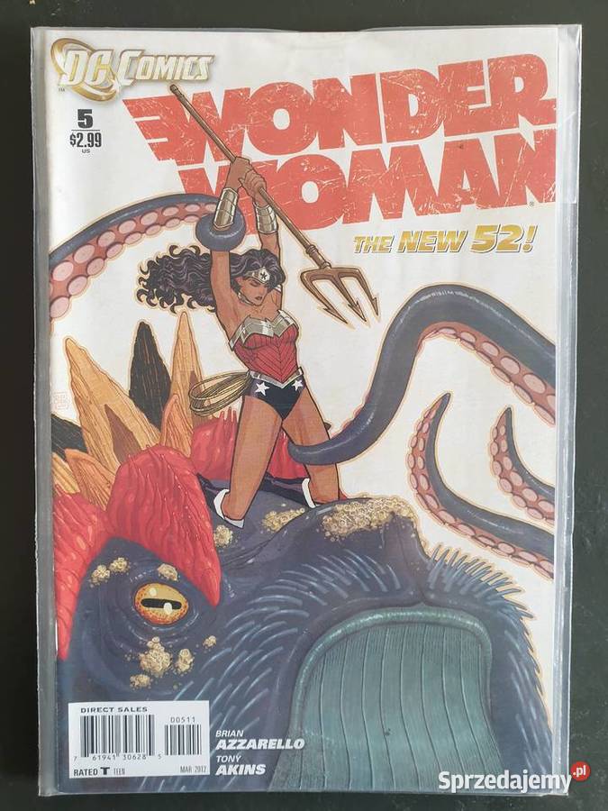 Wonder Woman 5 oryginalnych komiksów DC USA sprzedam