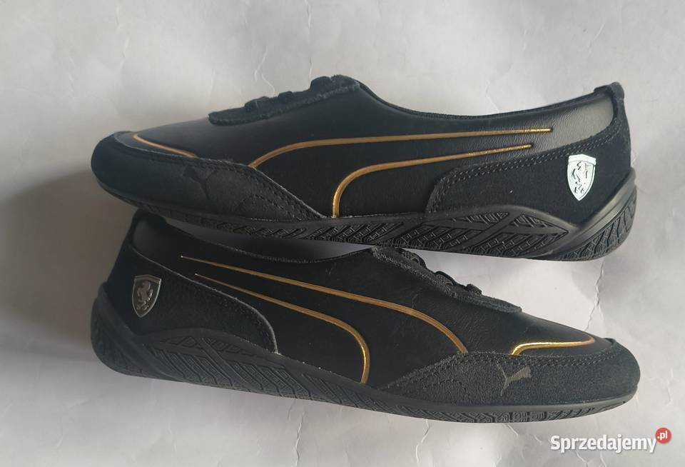 Puma Ferrari baleriny skóra czarne 375 małopolskie Myślenice