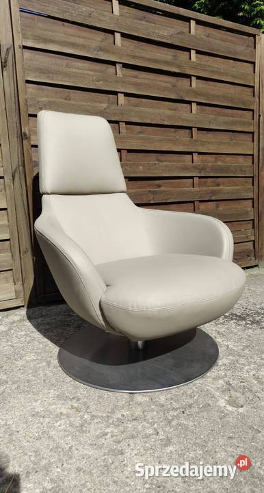 Fotel Natuzzi obrotowy wygodny elegancki sprzedam