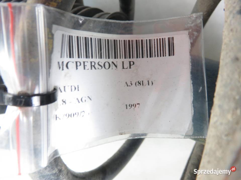 MCPERSON LEWY PRZEDNI AUDI A3 8L 18 1266230011 Amortyzatory