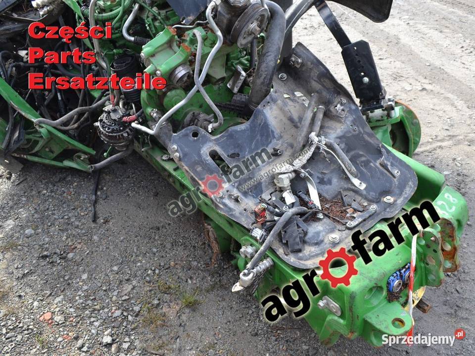 John Deere 6155M części silnik skrzynia biegów dolnośląskie