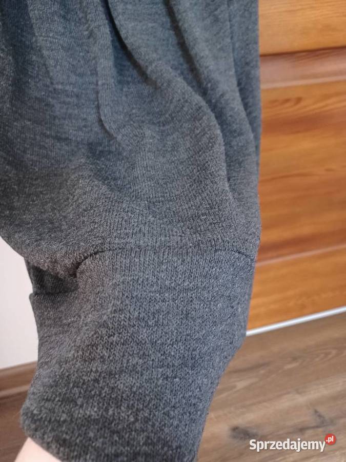 Bluzka narzutka z golfem szara rozmiar S Rzeszów sprzedam