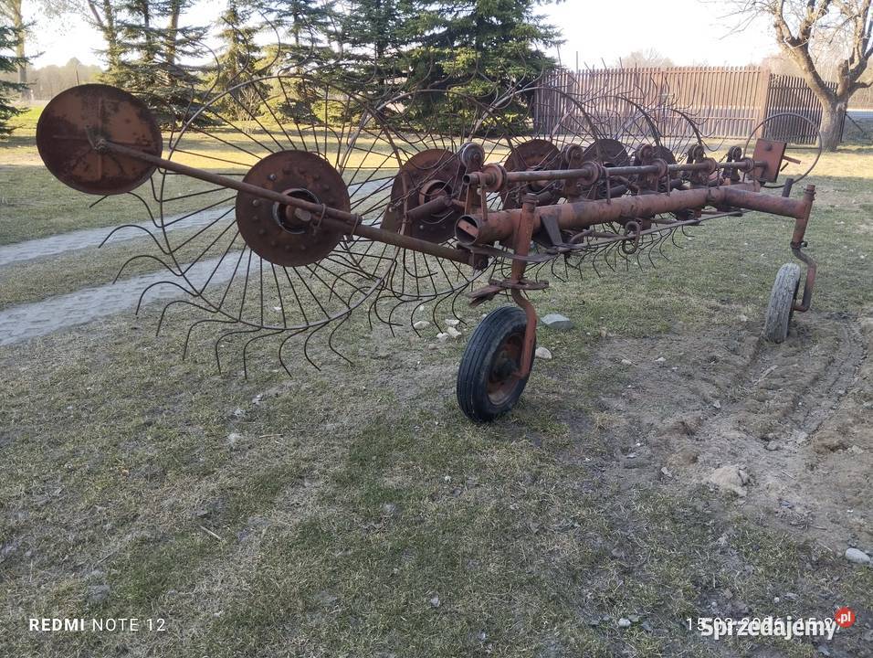 Zgrabiarka do siana 5 ramienna słoneczko sprzedam