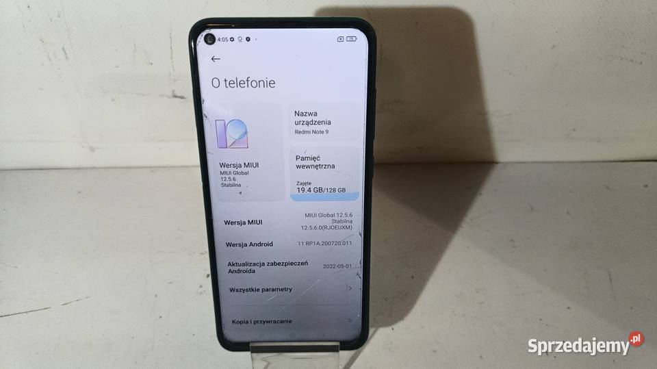 Smartfon Redmi Note 9 4128GB Telefony i Akcesoria Katowice