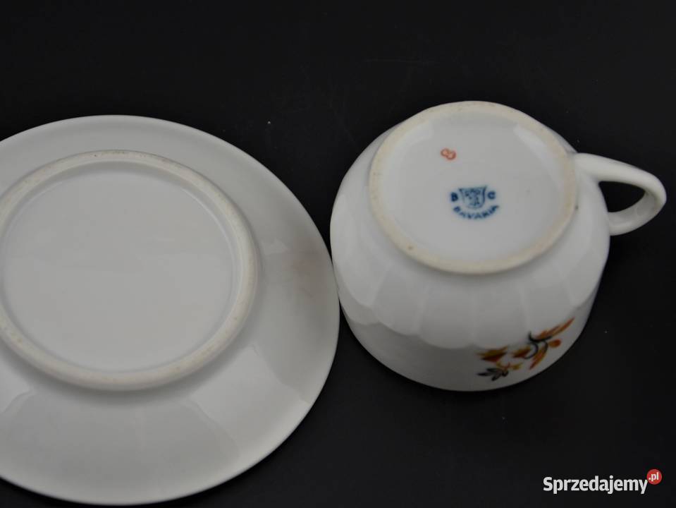 Filiżanka art deco espresso Bareuther Waldsassen Warszawa