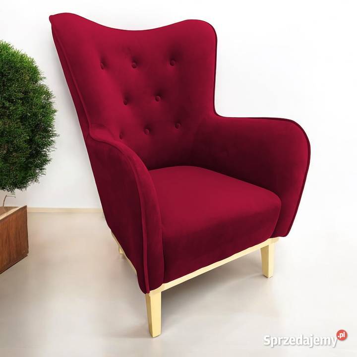 Fotel Wypoczynkowy Miki Czerwony Dostawa 0 Tarchały Małe