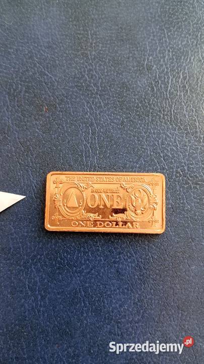 Stare monety 1 dolar USA sztabka do Lesko
