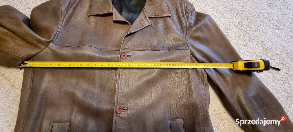 Kurtka skórzana turecka kolor jasny brąz sprzedam