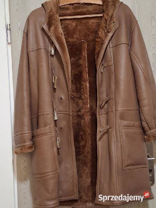Kożuch włoski z kapturem łódzkie Łódź sprzedam
