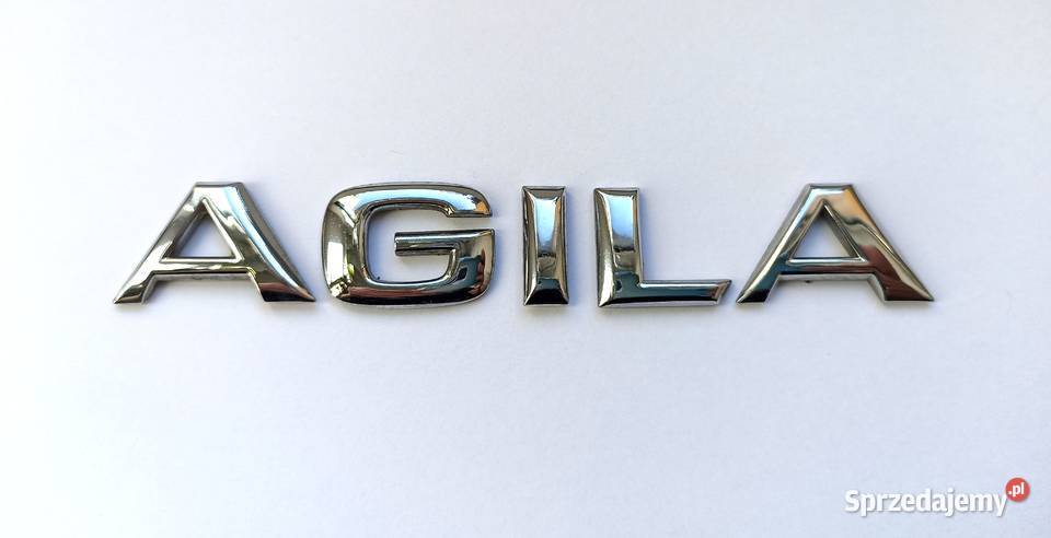 Napis klapy tylnej Opel Agila A Pozostałe Lipno