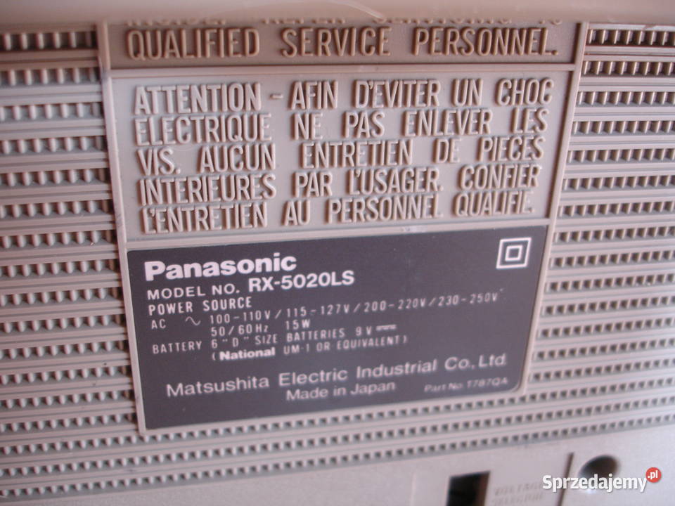 Radiomagnetofon PANASONIC RX5020LS Zielona Góra sprzedam