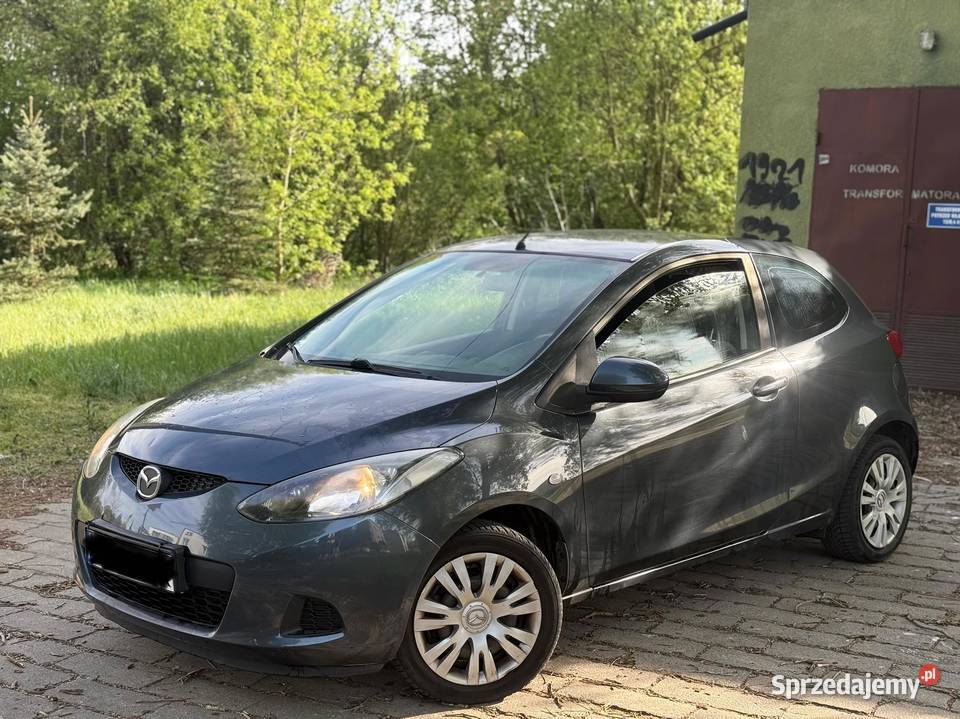 Mazda 2 Niski przebieg 2009r Klimatyzacja Rok produkcji 2009 Częstochowa