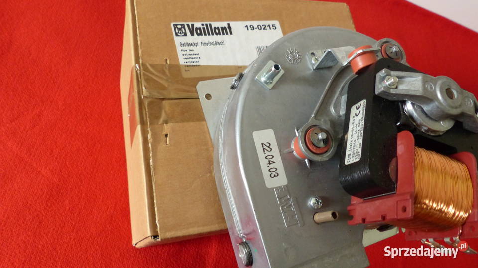 Vaillant wentylator dmuchawa do kotłów VUW2 zachodniopomorskie Koszalin