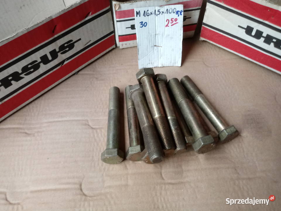 Śruba M16x15x100 kl88 tarczy koła tył Osprzęt roboczy sprzedam