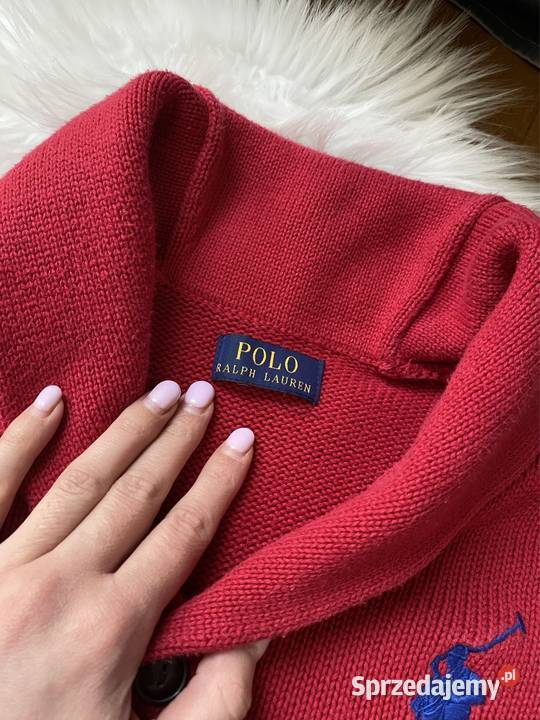 Sweter męski kardigan w stylu Vintage Ralph Rozmiar S Piaseczno