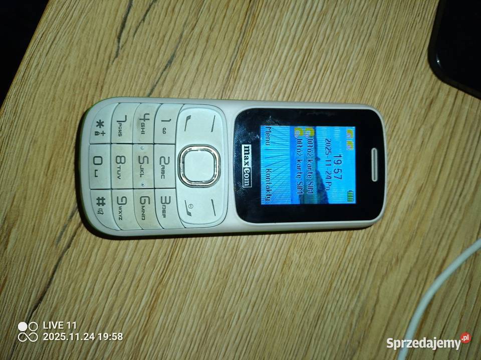 Sprzedam telefon maxcom mm129 Dual SIM MaxCom Suwałki