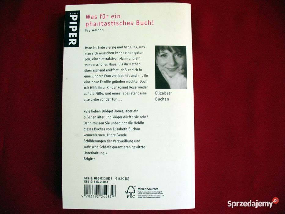 Die Rache der reifen Frau Elizabeth Buchan Roman Rok wydania 2005 Siedlce sprzedam