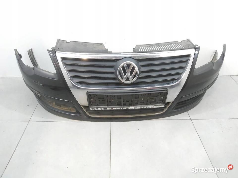 ZDERZAK PRZÓD CZARNY VW Volkswagen Passat VI