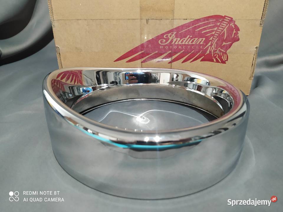 INDIAN OSŁONA CZASZA OWIEWKA RAMKA LAMP HALOGEN Luboszyce