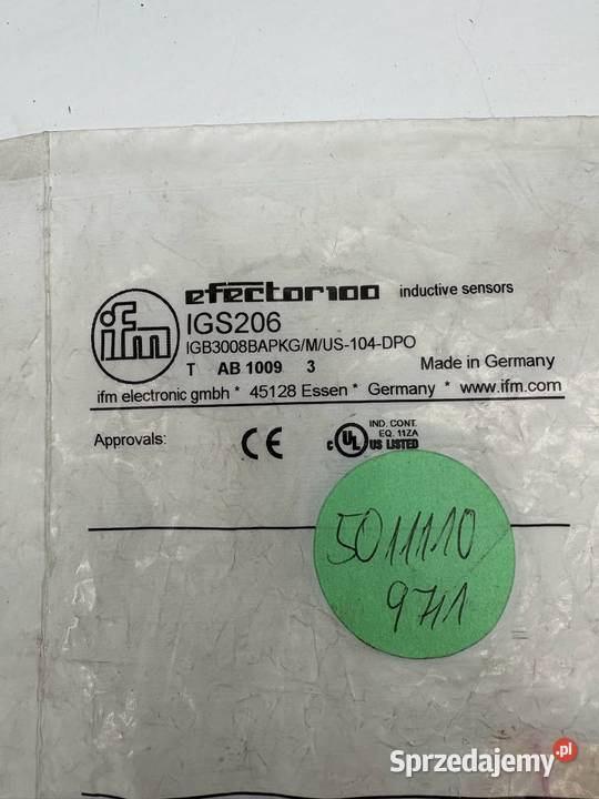 IFM IGS206 IGB3008BAPKG M US 104 DPO Czujnik Warszawa