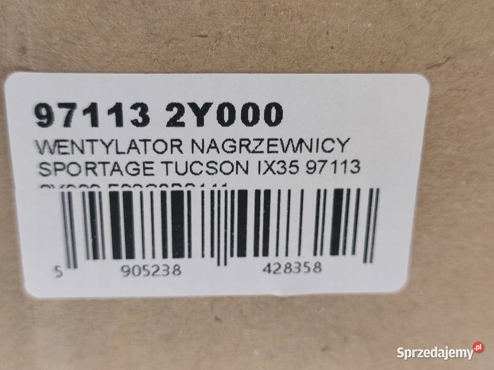 WENTYLATOR NAGRZEWNICY HYUNDAI GRAND SANTA F 33 lubelskie