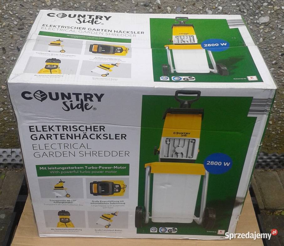 Country Side ROZDRABNIACZ rębak elektryczny
