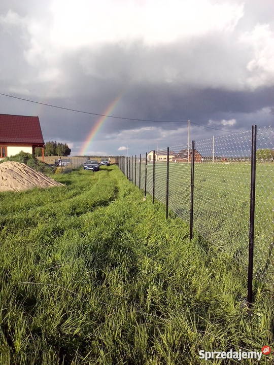 Ogrodzona działka budowlana pod budowę piasek i 30m
