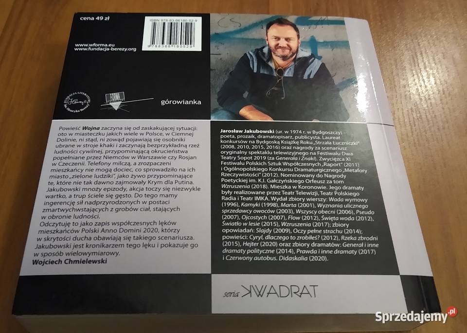 Wojna Jarosław Jakubowski Rok wydania 2020 Gdańsk