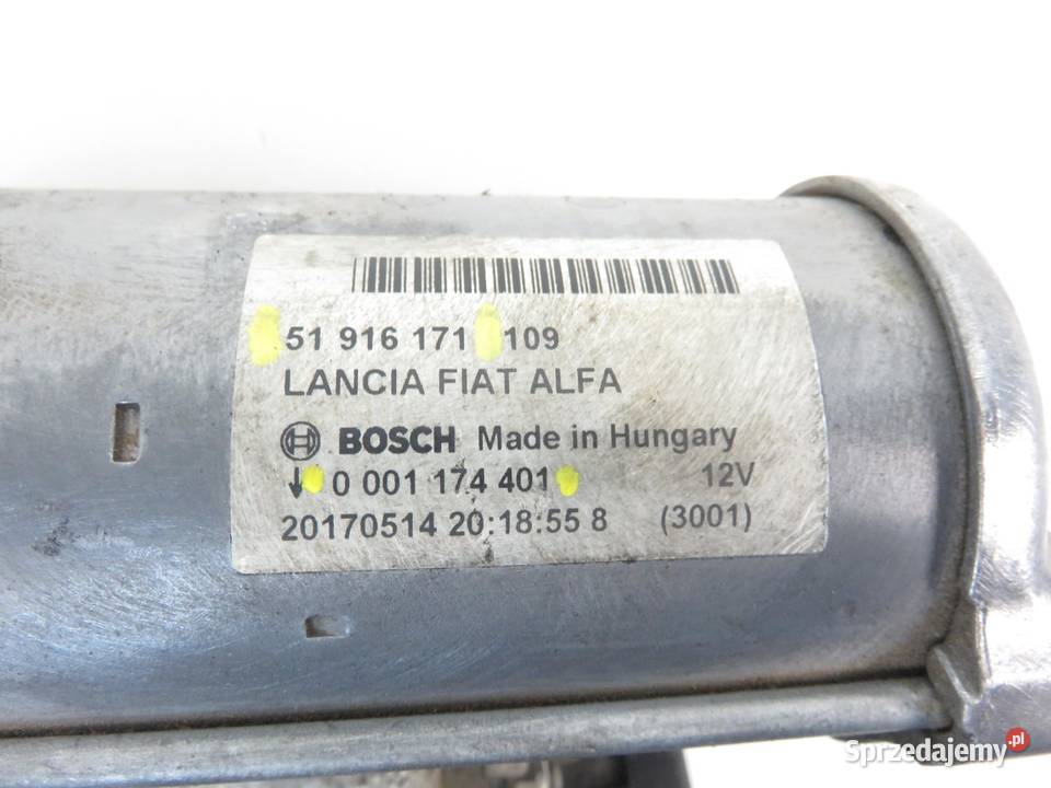 ROZRUSZNIK FIAT TIPO 16 D 51916171 0001174401 osobowe Układ elektryczny silnika sprzedam