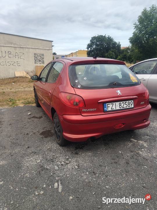 Peugeot 206 14 benzyna 75 2007r Zielona Góra