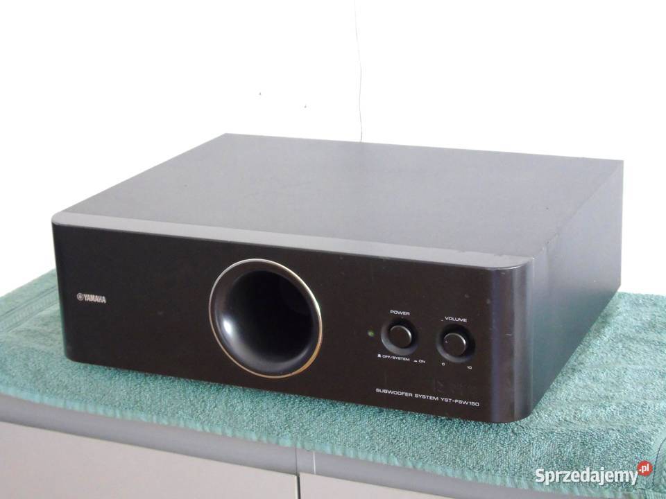 Subwoofer aktywny Yamaha YSTFSW150 czarny Jasło