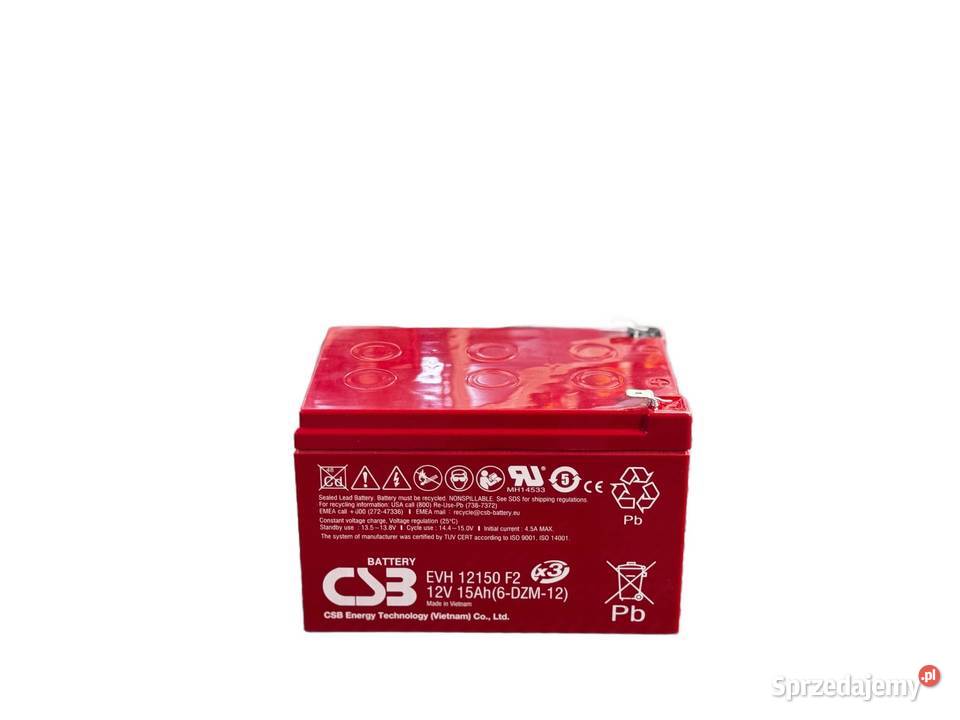 Akumulator CSB EVH 12150 AGM 12V 15Ah L Jelcz-Laskowice