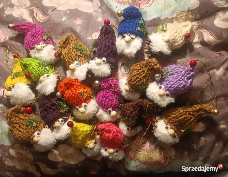 Skrzaty świąteczne handmade Lublin